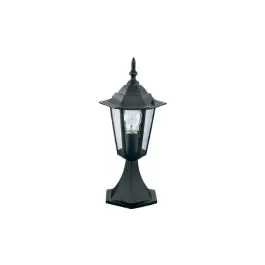 Farol sobremuro negro ip44 e27 60w luxform