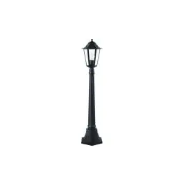 Farola negra 1 m ip44 e27 60w luxform
