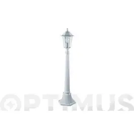 Farola blanca 1 m ip44 e27 60w luxform
