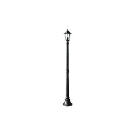 Farola negra 1,7 m ip44 e27 60w luxform