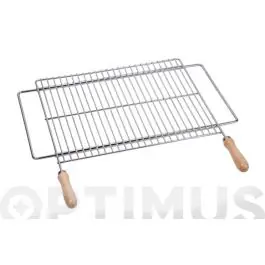Parrilla barbacoa extensible zinc 60/70x40 cm sauvic