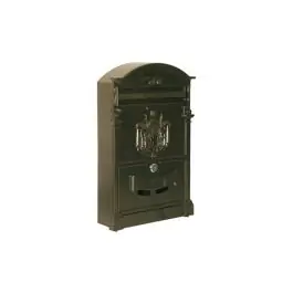 Buzon exterior aluminio imperio 25x8x40,8cm bronce natuur