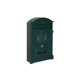 Buzon exterior aluminio imperio 25x8x40,8cm negro natuur