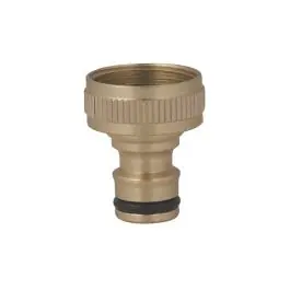 Adaptador riego rapido laton hembra 3/4 natuur