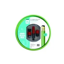 Manguera riego 4 capas perfect tricotada 15 mm 15 m verde natuur