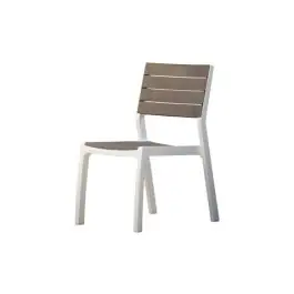 Silla resina blanco-capuchino harmony keter