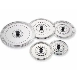 Tapa inox n.3 26-28-30 cm. ilsa