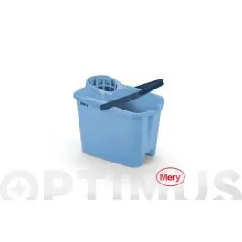 Cubo con escurridor 14 l rectangular azul mery