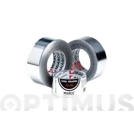 Cinta aluminio 30 micras 10 m x 50 mm miarco