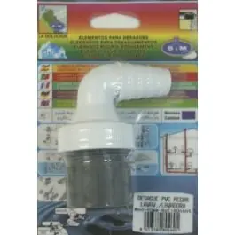 Desague evac lavadora 40mm pvc bl s&m