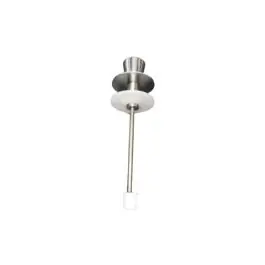 Tirador descarga wc tanque bajo 114 mm cromo recto s&m
