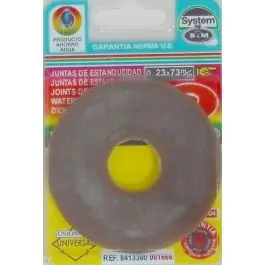 Junta inodoro plana descarga cisterna goma s&m