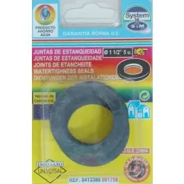 Junta fontan plana 1 1/2 5pz goma s&m 5 pz