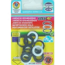 Junta fontan 1/2 surtido s&m 15 pz - Saneaplast