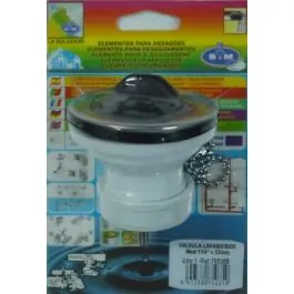 Valvula fontan lavabo-bidet 11/4x32mm pvc s&m