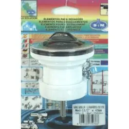 Valvula fontan lavabo-bidet 11/2x40mm pvc s&m