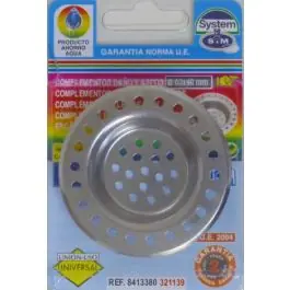 Rejilla fregad desague grande inox s&m