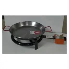 Paellero gas butano 1 fuego 30cm + p.32cm h. m300 la ideal