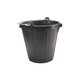 Cubo const obra 15lt pl negro fiel kanguro