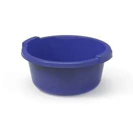 Barreño redondo 8 l 31x14 cm azul fuerte tes