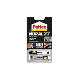 Adhesivo nural 27 soldadura metalica en frio rapida 22 ml pattex