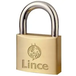 Candado arco normal iberdrola centro lince 50 mm laton