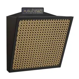 Cesta publicidad clasico rejilla ocre brillo arregui
