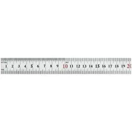 Regla medic 0500x27x0,8mm inox mate medid