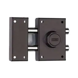 Cerrojo 16 con boton interior, cilindro 45mm pintado yale