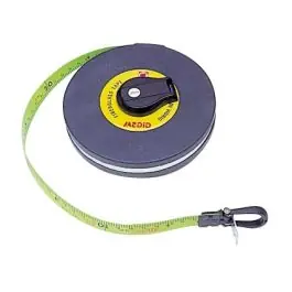 Cinta metrica 20 m-15 mm fluorescente f/v estuche abs medid