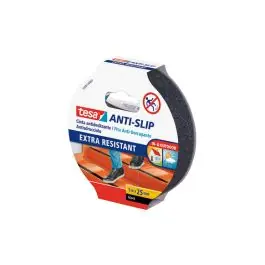 Cinta antideslizante anti-slip 5 m x 25 mm negro tesa tape