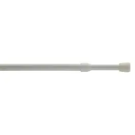 Portavisillo extensible presion metal 8mm blanco 1 ud 60/100cm epid