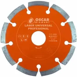 Disco corte prof 115 mm laser diam oscar diamant