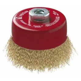 Cepillo industrial taza 100 mm / 0,3 mm amoladora ac/ltdo fe fecin