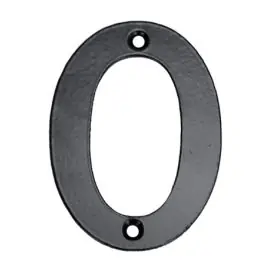 Numero 0 atornillar 100mm forjado negro imex el zorro