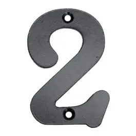 Numero 2 atornillar 100mm forjado negro imex el zorro