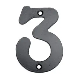 Numero 3 atornillar 100mm forjado negro imex el zorro