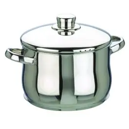 Olla alta 24cm c/tapa inox oslo ibili