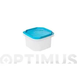 Contenedor hermetico 0,6 l octogonal turquesa tatay