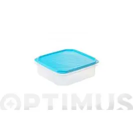 Contenedor hermetico 1,3 l cuadrado turquesa tatay