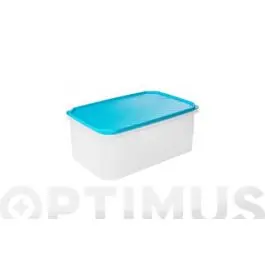 Contenedor hermetico 4,7 l rectangular turquesa tatay