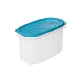 Contenedor alimentos ovalado topflex 1,2 l turquesa tatay