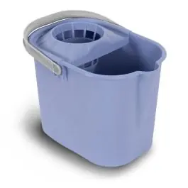 Cubo con escurridor 13 l azul tatay