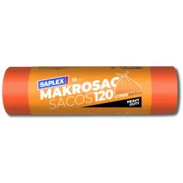 Saco basura 120 l (10 uds) makrosac 87x110 cm g-60 saplex