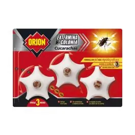 Trampa gel cucarachas orion 3 unidades