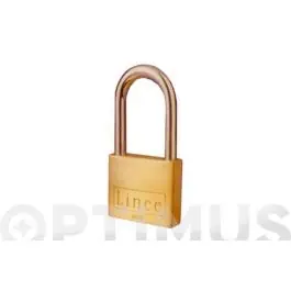 Candado 302 arco extralargo lince 50 mm laton