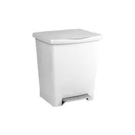 Cubo con pedal milenium 23 l blanco 33 x 28 x 39 cm tatay