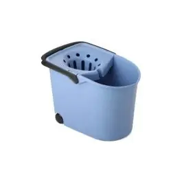 Cubo con escurridor 13 l ruedas azul tatay