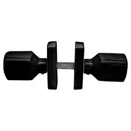 Pomo carpinteria aluminio (juego) negro micel
