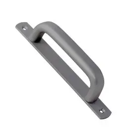 Manillon placa estrecha 6803 carpinteria metalica plata micel